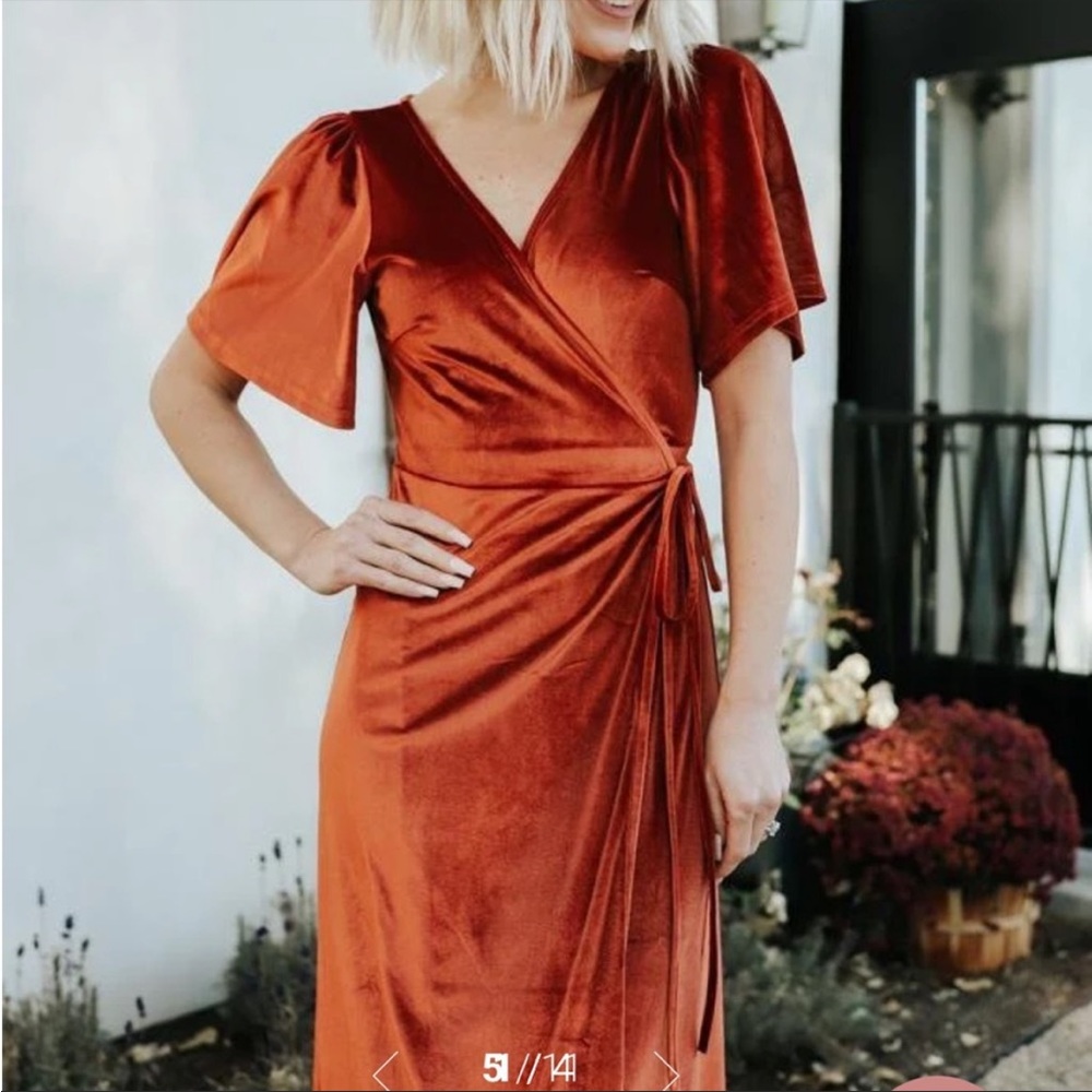 Baltic Born Rust Dress